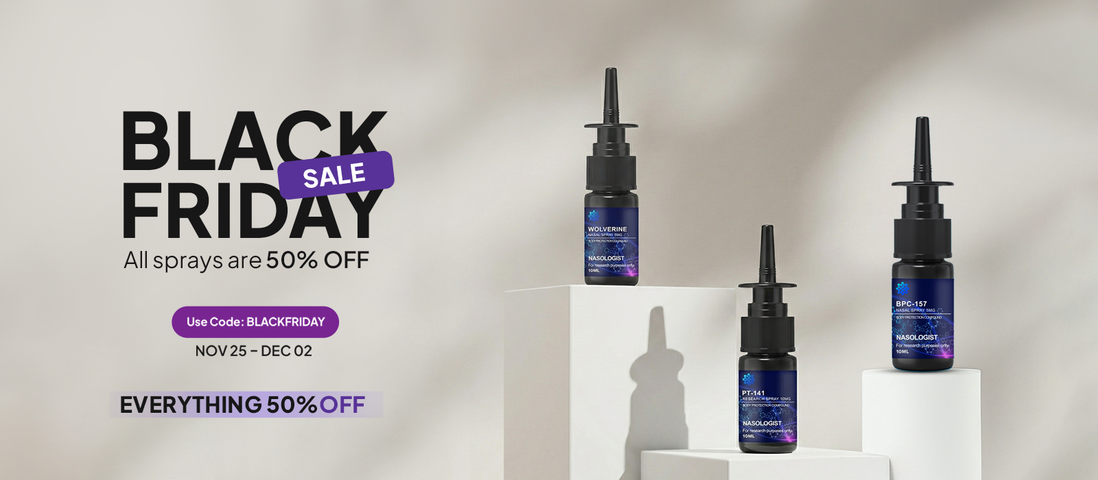 Premium Research Nasal Sprays | Wolverine and BPC-157 Premium Research Nasal Sprays | Wolverine and BPC-157